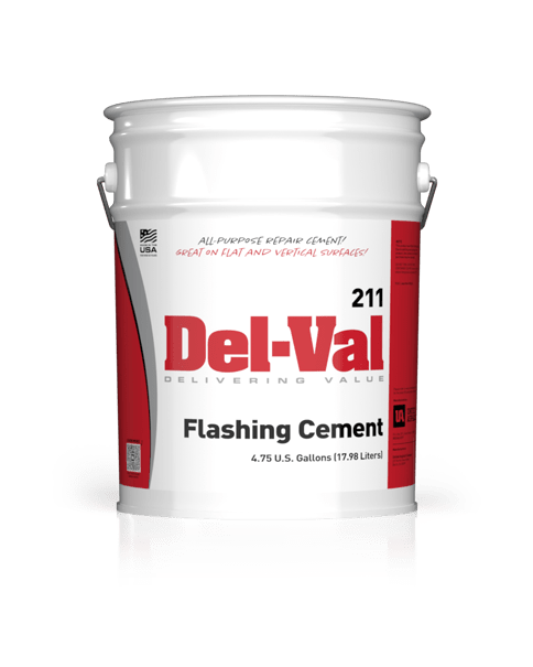 Image of Del-Val 110 Fibered Roof Coating in 5 Gallon Pail