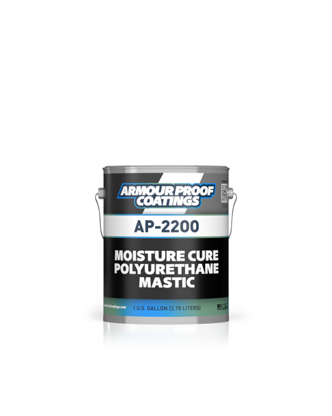 AP-2200 Moisture Cure Polyurethane Mastic 2024 Rebrand in 1 Gallon Pail