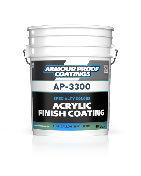 AP-3300 Acrylic Finish Coat in Specialty Colors