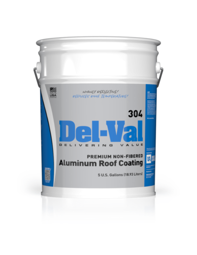 Del-Val 304 Premium Non-Fibered Aluminum Roof Coating