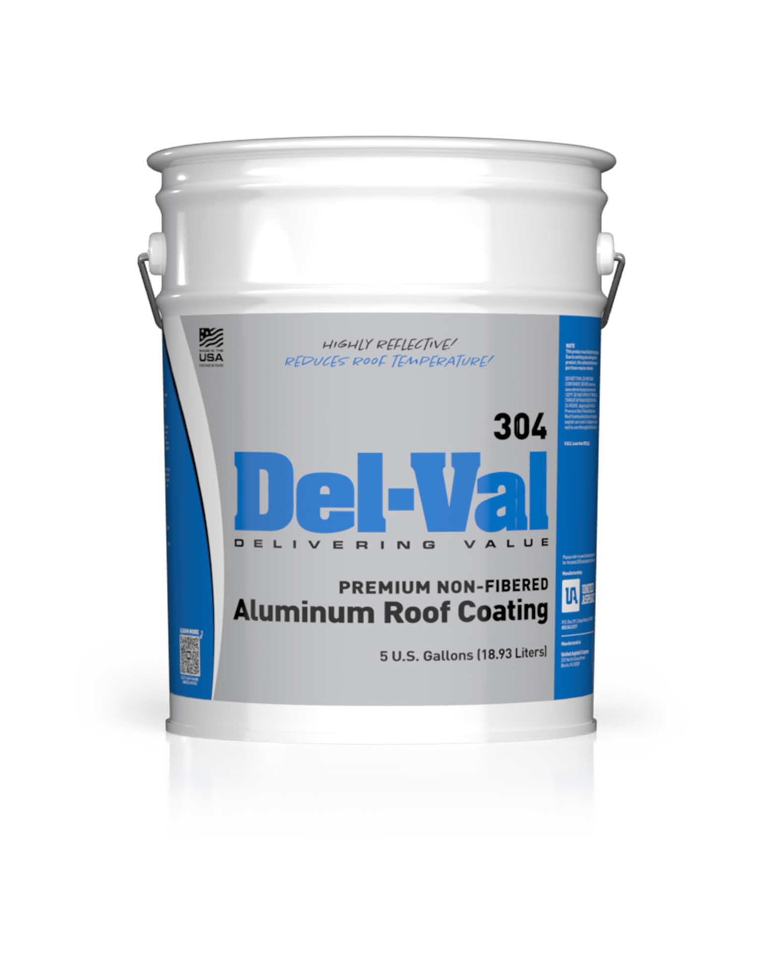 Image of Del-Val 110 Fibered Roof Coating in 5 Gallon Pail