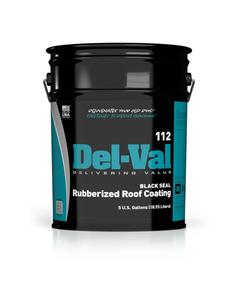 Image of Del-Val 110 Fibered Roof Coating in 5 Gallon Pail