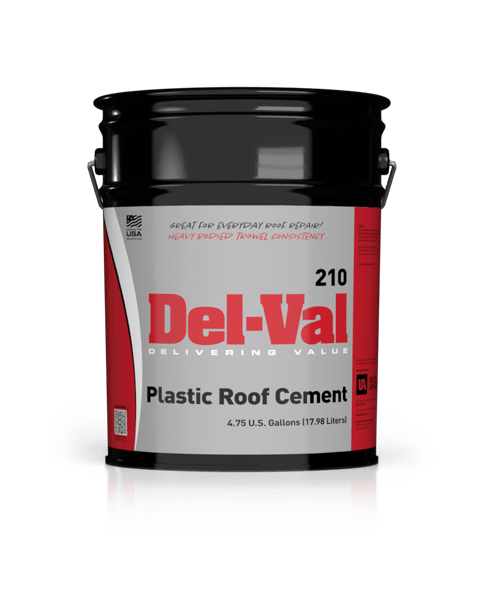 Image of Del-Val 110 Fibered Roof Coating in 5 Gallon Pail