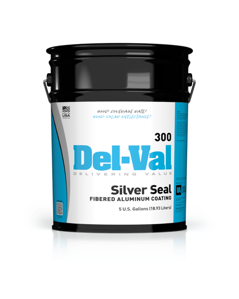 Image of Del-Val 110 Fibered Roof Coating in 5 Gallon Pail