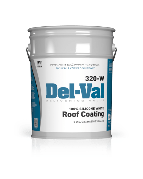 Image of Del-Val 110 Fibered Roof Coating in 5 Gallon Pail