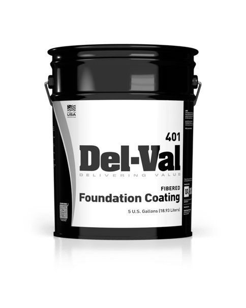 Image of Del-Val 110 Fibered Roof Coating in 5 Gallon Pail