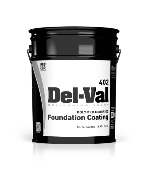 Del-Val 402 Polymer Modified Foundation Coating