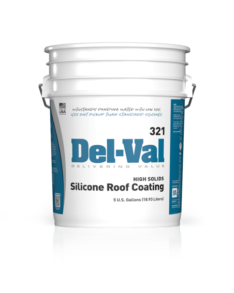 Image of Del-Val 110 Fibered Roof Coating in 5 Gallon Pail