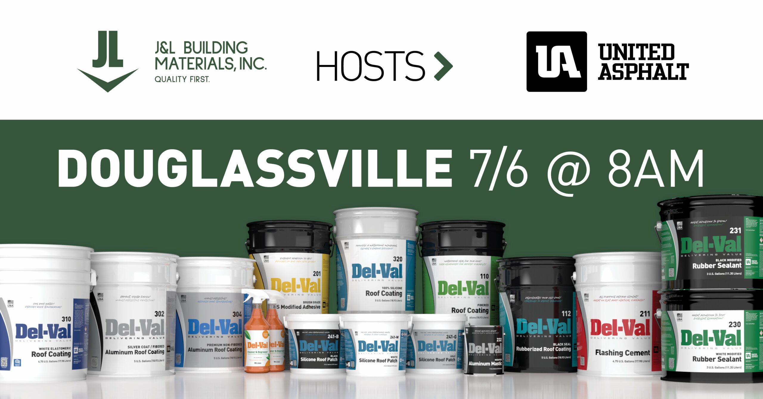 J&L Building Materials Douglassville, PA July 6th, Demo Day